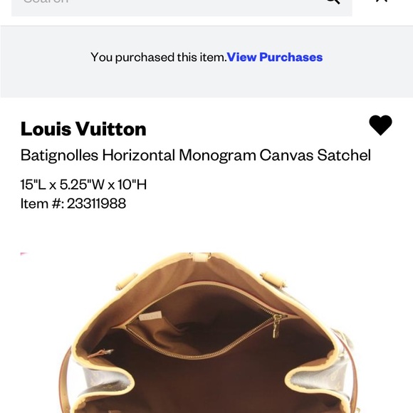 Louis Vuitton Batignolles Horizontal - Picture 8 of 16